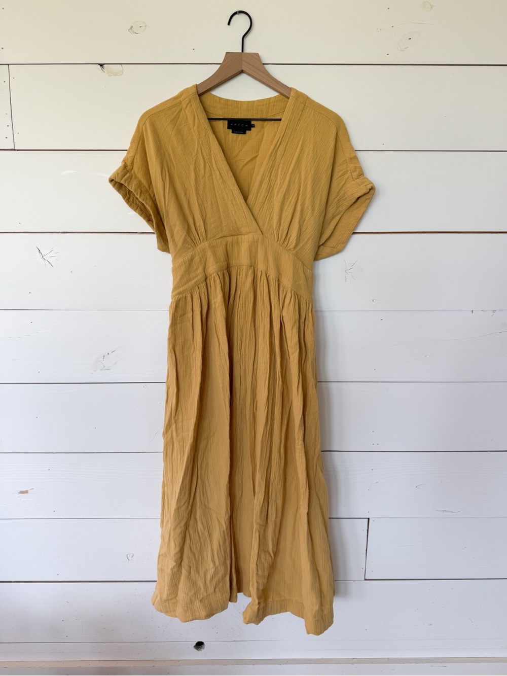 Hatch Yellow Cotton Dress